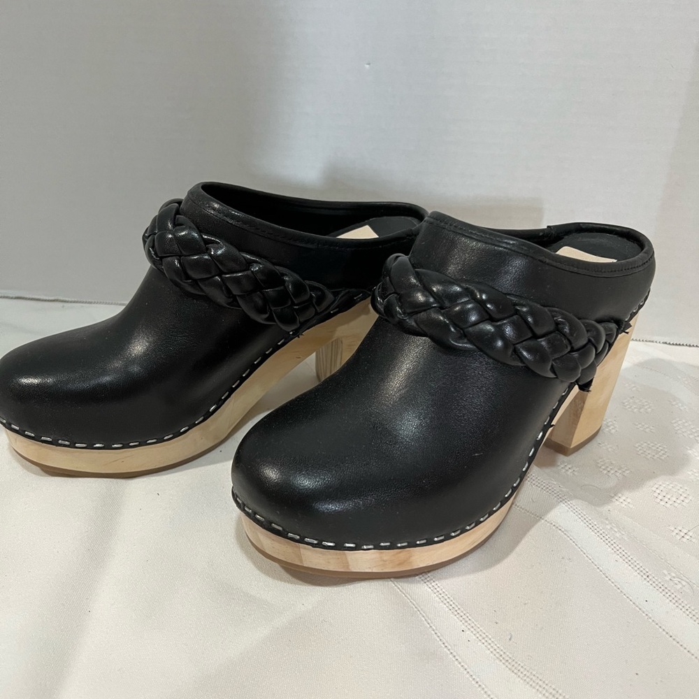 Dolce Vita Double Decker black mule New never worn Size 6 - Picture 2 of 11